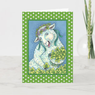 ST. PATRICK'S DAY IRISH EWE GREETING CARD Verse
