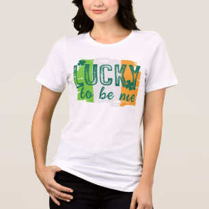 St. Patrick's Day Irish Flag T-Shirt Tri-Blend Shirt