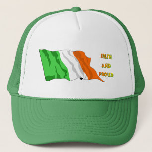 St Patrick's Day Irish Flag Trucker Hat
