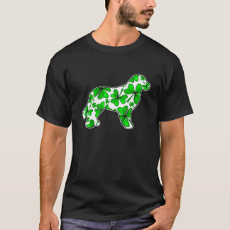 St. Patrick's Day Irish Golden Retriever Dog Shamr T-Shirt