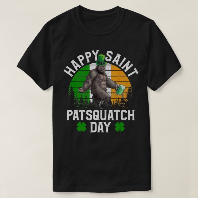St Patricks Day  Irish Green Beer  T-Shirt (Design Front)