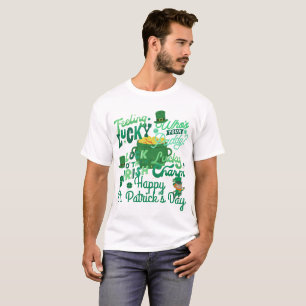 St. Patrick's Day Irish green lucky Shamrock T-Shirt