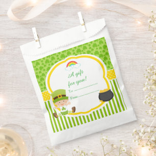 St Patrick's Day Irish Holiday Boy Baby Shower Favour Bag