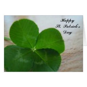 ST. PATRICK'S DAY IRISH LUCK card