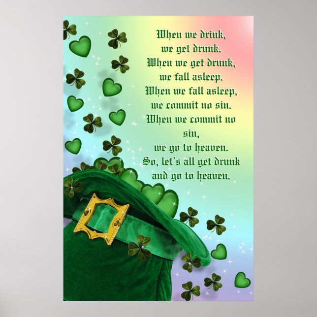 St Patricks day Irish Poster (Front)