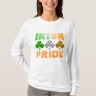 St. Patrick's Day Irish Pride Damask T-shirt