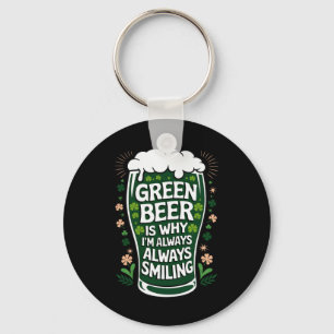 St Patricks Day Irish Pride Shamrock Parade Lucky Keychain