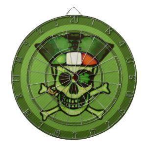 St. Patrick's Day Irish ProfiledInk Dart Board