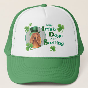 St. Patrick's Day Irish Setter Trucker Hat