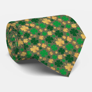 St. Patrick's Day Irish Shamrock Men's Tie 