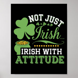 St Patricks Day Irish Shamrock Shenanigan Ireland Poster
