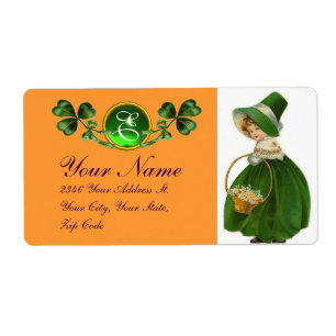 ST PATRICK'S DAY - IRLANDE, FILLE ET SHAMROCK