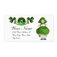 ST PATRICK'S DAY - IRLANDE, FILLE ET SHAMROCK