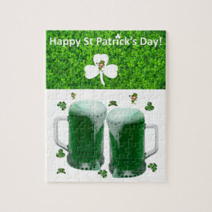 St. Patrick's Day Jigsaw Puzzle Beer