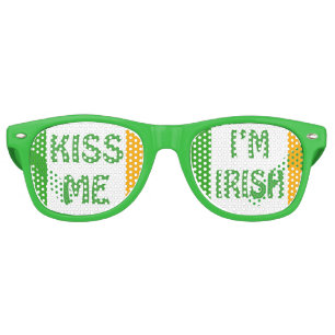 St. Patrick's Day Kiss Me I'm Irish Party Shades