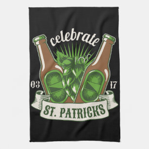 St patricks day kitchen towel