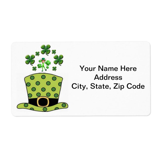 St. Patrick's Day Labels (Front)