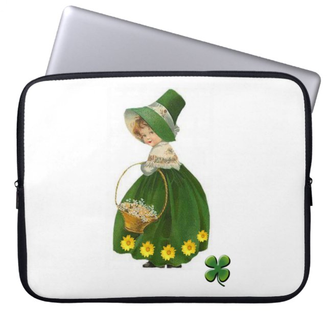 St. Patrick's Day Laptop Sleeve (Front)