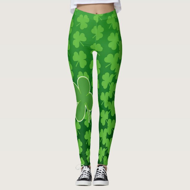 St. Patrick's Day Leggings (Front)