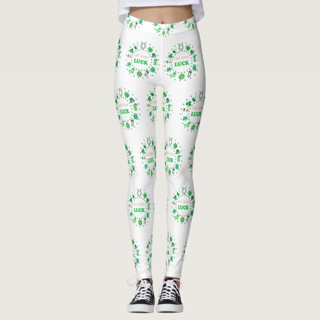 St. Patrick's Day  Leggings (Front)