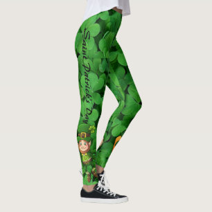 St Patrick's Day Leggings Saint Patrick Pants