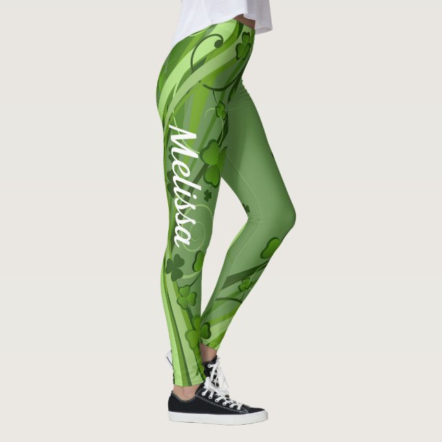St Patrick's Day Leggings Saint Patrick Pants (Right)