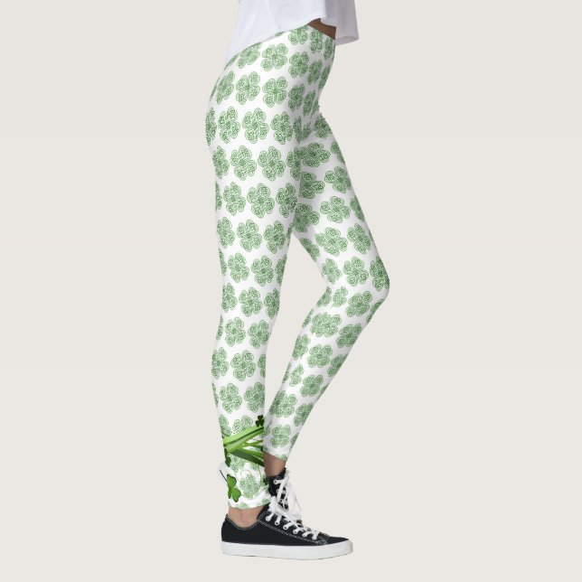 St Patrick's Day Leggings Saint Patrick Pants (Right)