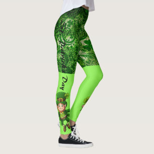 St Patrick's Day Leggings Saint Patrick Pants