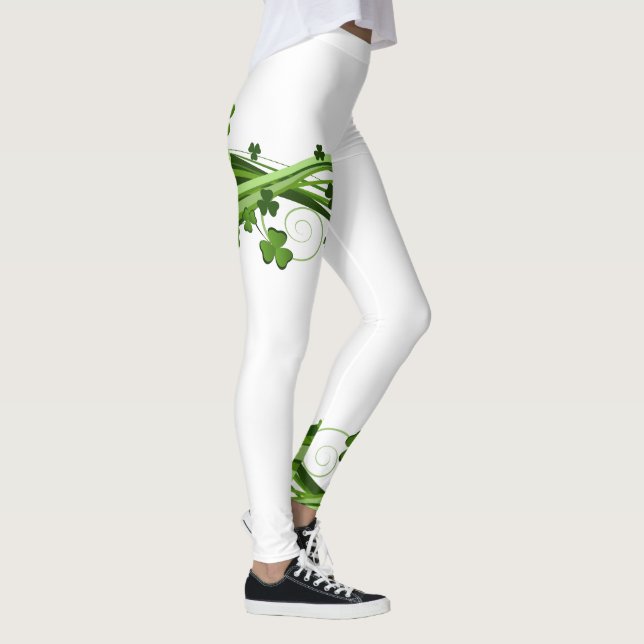 St Patrick's Day Leggings Saint Patrick Pants (Right)