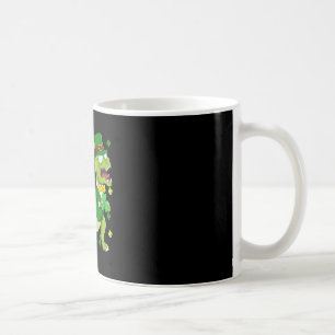 St Patricks Day Leprechaun Dinosaur Dino Happy St  Coffee Mug