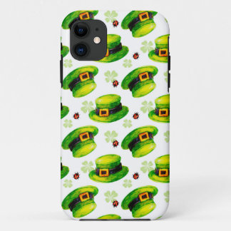 St. Patrick's Day leprechaun hat iPhone 11 Case