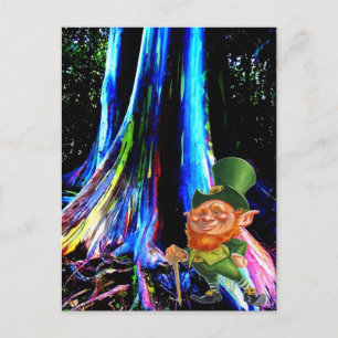ST. PATRICK'S DAY LEPRECHAUN  HOLIDAY POSTCARD