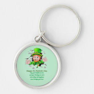 St. Patrick's day leprechaun Keychain