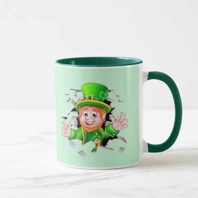 St. Patrick's Day Leprechaun  Mug (Right)