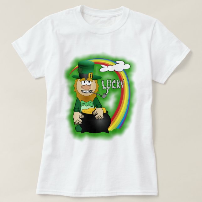 St. Patrick's Day LeprechaunT-Shirt T-Shirt (Design Front)