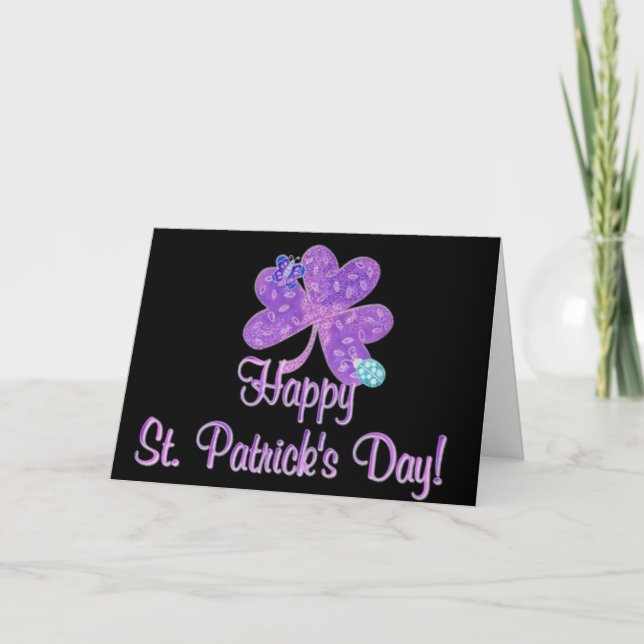 **ST PATRICK'S DAY** LET'S CELEBRATE "OUR LOVE" CARD (Front)