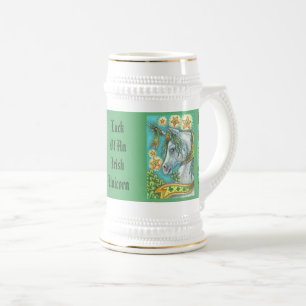 St. Patrick's Day LUCK OF AN IRISH UNICORN STEIN