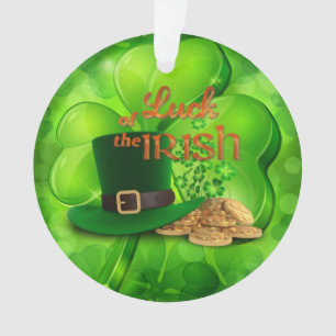 St. Patrick's Day - "Luck of the Irish" - Shamrock Ornament