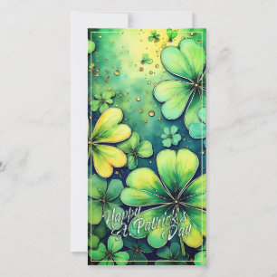 St. Patrick's Day Luck - Watercolor Shamrocks 🍀✨