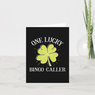 St Patricks Day Lucky Bingo Caller Gift Card