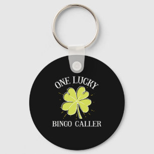 St Patricks Day Lucky Bingo Caller Gift  Keychain