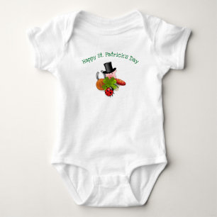 St Patrick's Day Lucky Charms Baby Bodysuit
