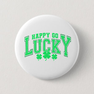 St Patrick's Day Lucky green beer stylish 2 Inch Round Button