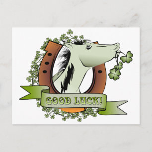 St. Patrick's Day Lucky Horseshoe Postcard
