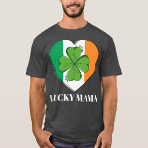 St Patricks Day Lucky Mama Irish Ireland Colours S T-Shirt