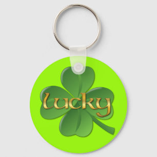 St. Patrick's Day Lucky Shamrock Keychain