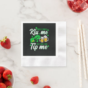 St Patrick's Day Lucky Shamrock Napkin