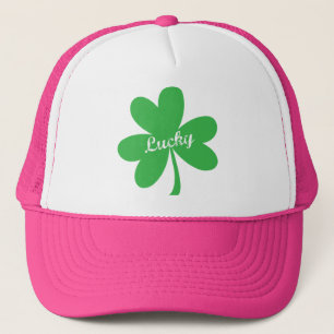 St. Patrick's Day Lucky Shamrock Trucker Hat