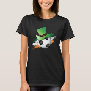St Patrick's Day Lucky Soccer Ball T-Shirt