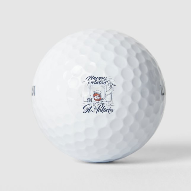 St Patricks Day Meme Golf Balls (Front)
